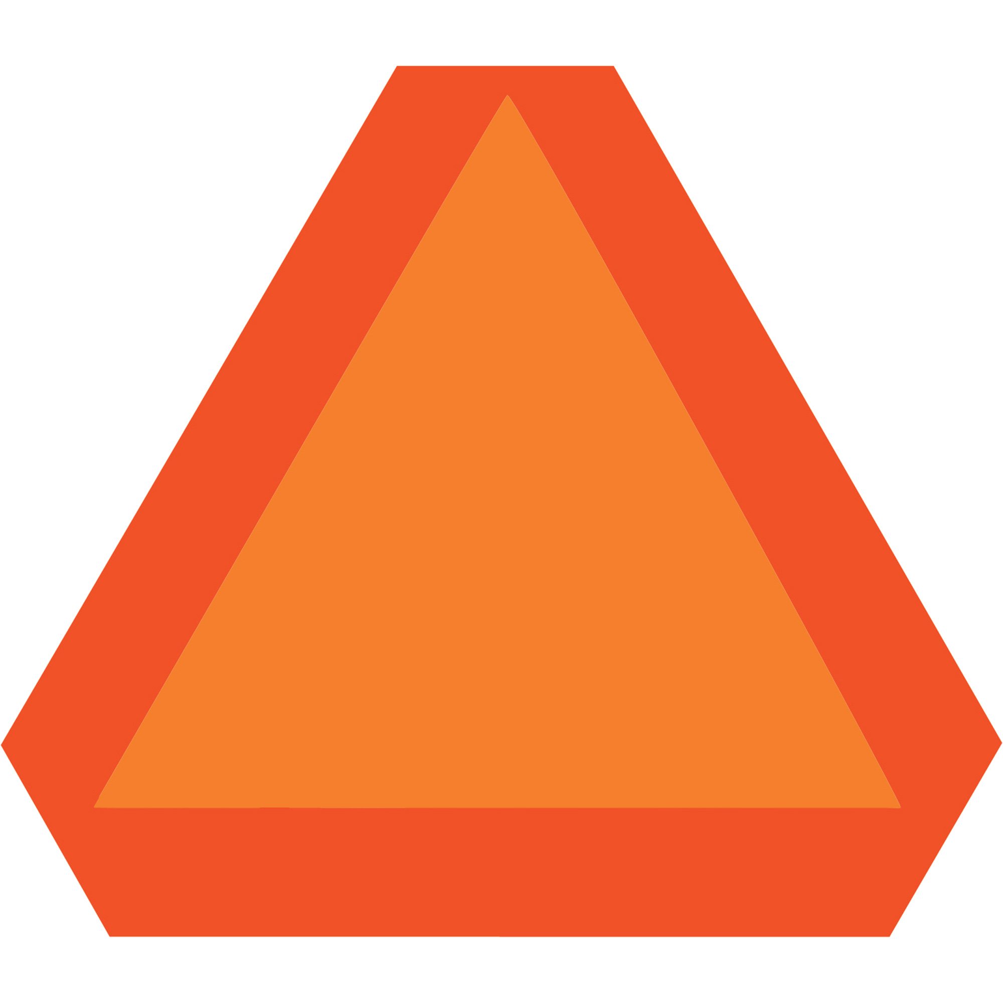 Slow-Moving Vehicle Sign